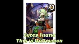 This is Halloween Ceres Fauna Karaoke Cover Clean Audio Edit [upl. by Imef]