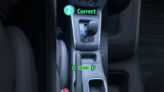 The parking sequence of automatic transmission cars is very important car automobile tips [upl. by Ahsirtap]