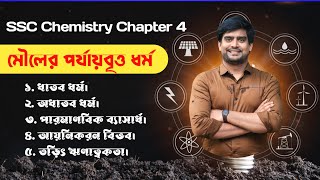 SSC Chemistry Chapter 4  মৌলের পর্যায়বৃত্ত ধর্ম  আয়নিকরণ বিভব  তড়িৎ ঋণাত্বকতা  Delowar Sir [upl. by Haveman]