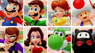 Super Mario Party Jamboree  All Character Winning Animations HD [upl. by Kirwin]