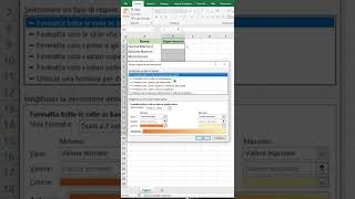 Colorare il Menu a Tendina shortvideo excel [upl. by Snider641]