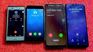 REDMI 5A VS OPPO A53 VS VIVO Y12s incoming call SONY XZ1c out going call [upl. by Pirali97]