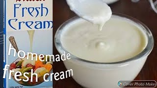 இனி Fresh cream விட்டிலேயே செய்யாலாம்How to make fresh cream at home in easy method [upl. by Housum]