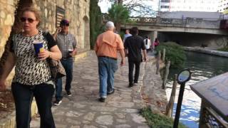 River Walk San Antonio Texas Optokinetic Training for Visual Vertigo [upl. by Ahsiat]