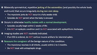 Benign Neonatal Sleep Myoclonus [upl. by Budding]