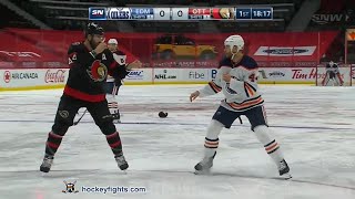 Zack Kassian vs Erik Gudbranson Feb 8 2021 [upl. by Razatlab230]