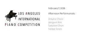 2018 Los Angeles International Piano Competition February 7 Final Round Afternoon Performances [upl. by Carmita]