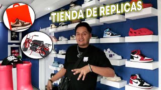 Visite una tienda de sneakers prendas y accesorios Fake [upl. by Ahsitruc622]