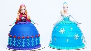 HOW TO MAKE A DISNEY PRINCESS SISTERS CAKE  NERDY NUMMIES [upl. by Varden]