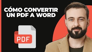 Cómo Convertir Un PDF A Word [upl. by Cordy]