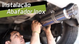 Instalação do Abafador Inox Luzian no HB20 [upl. by Nairde385]