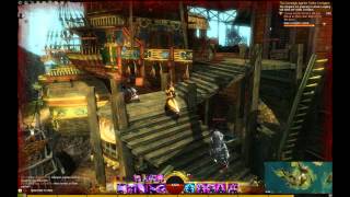 Guild Wars 2 Laughing Gull Island Vista Point Bloodtide Coast [upl. by Nolur329]