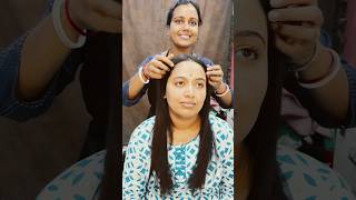 Permanent straight result trending stright hairstyle viralvideo hair reels haircare [upl. by Celia]