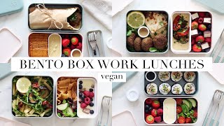 Bento Box Lunch Ideas Vegan  JessBeautician AD [upl. by Neeuq]