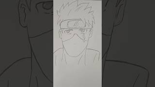 Drawing Kakashi Part 1kakashi shorts [upl. by Eniawed]