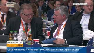 CDUParteitag Antragsdebatten Teil II am 07122016 [upl. by Hola]