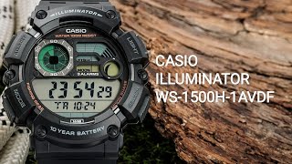 UNBOXING CASIO ILLUMINATOR WS1500H1AVEF [upl. by Hadley933]