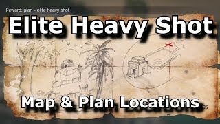 Assassins Creed 4 Black Flag Elite Heavy Shot Plan Location amp Map Location [upl. by Yeliah]