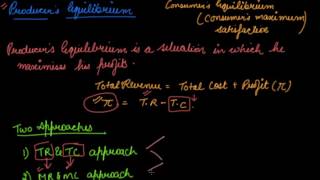 Producers Equilibrium  Class 12 Microeconomics Producer Behaviour and Supply [upl. by Ruffin631]