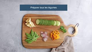 Poêlée de suprêmes soufflés aux 5 légumes et légumes de printemps avec lOlympique Lyonnais Féminin [upl. by Brosine864]