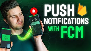 How to Implement Firebase Push Notifications on Android FCM  Backend [upl. by Ayihsa28]