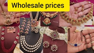 Latest One gram jewellery collectionwholesale pricesTo order watsapp 7032884654shipping extra [upl. by Peg]