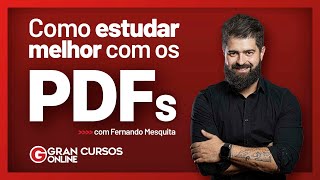 Como estudar melhor com os PDFs com Prof Fernando Mesquita [upl. by Yedorb644]