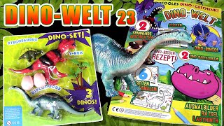 Dino Welt 23 mit TRex  Diplodocus  Stegosaurus  Eier amp Palme  DinoWitze  Rezept und mehr [upl. by Meraree615]