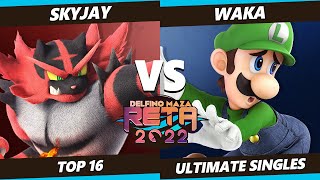 RETA 2022  WaKa Luigi Vs Skyjay Incineroar SSBU Ultimate Tournament [upl. by Bascio]