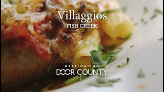 Door County Restaurants Villaggios [upl. by Yrrehs621]