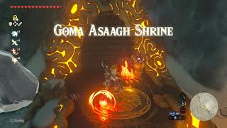 Goma Asaagh Shrine  Hebra Peak  Zelda BOTW [upl. by Isador]