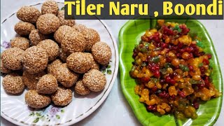 Tiler Naru amp Boondi Recipe  Tiler Naru Recipe  Easy Homemade Boondi Recipe [upl. by Lledniw]