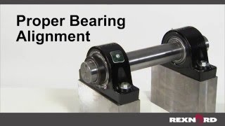 Proper Bearing Alignment with Rexnord [upl. by Etteniuq]