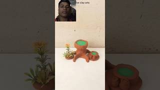 Diya miniature clay making reaction craft clayhouse clayplay mudhouseartandcraftsmallhouse [upl. by Annair367]