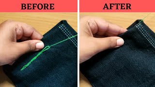 How to Hand Sew a Hidden Stitch or Invisible stitch [upl. by Hebe]