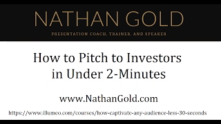 How To Pitch To Investors In Under 2 Minutes [upl. by Remy424]