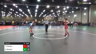 2018 Girls Folkstyle DualsGirl Dual Teams 112 Consi Of 8 2  Tyesha Thomas TN Vs Ciera Brouka [upl. by Olympias]