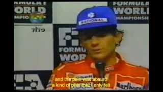 Interview Ayrton Senna GP Brazil 991 ENGLISH SUBTITLES [upl. by Ahsaela]