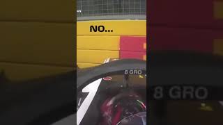 Grosjean’s Epic Crash at Baku 2018 😱 shorts [upl. by Crista]