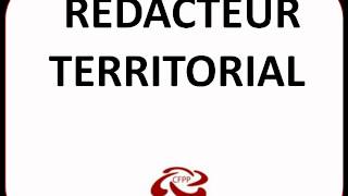 redacteur territorial [upl. by Ilecara531]