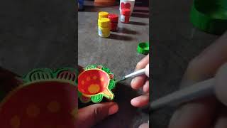 Diwali special diya decortication 🔥🔥 shorts art kanchans art diwali subscribe diyadecoration [upl. by Earehc]