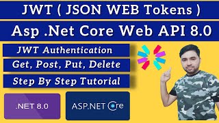 JSON Web Tokens JWT in NET 8 Web API 🔒  User Registration  Login  Authentication [upl. by Dunkin981]