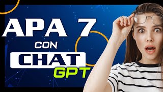 Como citar en normas apa 7ma edición con chatgpt ✍️ buscar referencias en APA 7 con IA 🔎 [upl. by Daggna364]