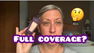 Tarte Amazonian Clay 16 hour Full Coverage foundation review demo first impression over 40 makeup [upl. by Allan]