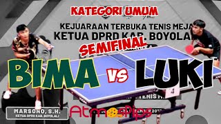 BIMA GMO Sport vs LUKI PURKANI Prima Nusantara 🏓🏓 Semifinal Piala Ketua DPRD Boyolali 2023 [upl. by Lindly395]