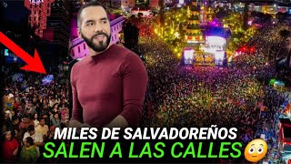 El Salvador se Descontroló 😱 Miles de Salvadoreños salieron a las calles en total Tranquilidad 😱 [upl. by Laurena138]