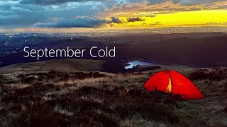 Cold night camping on kinder low in early september Hilleberg Unna [upl. by Nuaj]