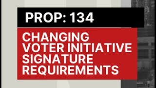 Prop 134 [upl. by Attenrev]