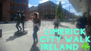 Walk around limerick City Centre Ireland ☘️ 4K [upl. by Axela]