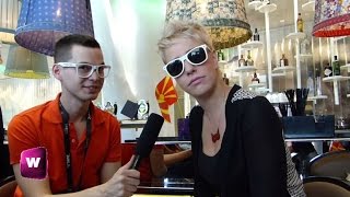 Eurovision 2014 Interview Tamara Todevska Macedonia 2008  wiwibloggs [upl. by Ruthann]